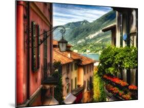 Charming Street Scene in Bellagio II-George Oze-Mounted Photographic Print