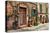 Charming Streets of Old Mediterranean Towns-Maugli-l-Stretched Canvas