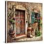 Charming Streets Of Old Mediterranean Towns-Maugli-l-Stretched Canvas