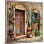 Charming Streets Of Old Mediterranean Towns-Maugli-l-Mounted Art Print
