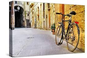 Charming Streets of Old  Tuscany, Italy-Maugli-l-Stretched Canvas