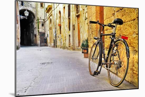 Charming Streets of Old  Tuscany, Italy-Maugli-l-Mounted Photographic Print