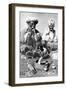 Charming the Venom from a Cobra; a Snake Charmer with a Mongoose, India, 1922-JH Reverend Powell-Framed Giclee Print