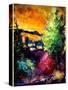 Charnoy village France-Pol Ledent-Stretched Canvas