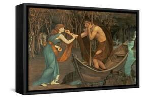 Charon and Psyche-John Roddam Spencer Stanhope-Framed Stretched Canvas