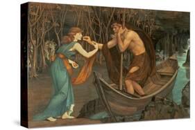 Charon and Psyche-John Roddam Spencer Stanhope-Stretched Canvas