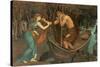 Charon and Psyche-John Roddam Spencer Stanhope-Stretched Canvas