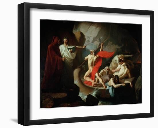 Charon Conveying the Souls of the Dead Across the Styx, 1860-Konstantin Petrovich Pomerantsev-Framed Giclee Print