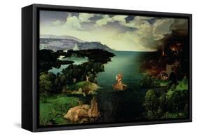 Charon Crossing the River Styx, 1515-24-Joachim Patenir-Framed Stretched Canvas