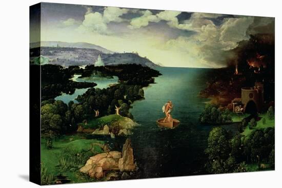 Charon Crossing the River Styx, 1515-24-Joachim Patenir-Stretched Canvas