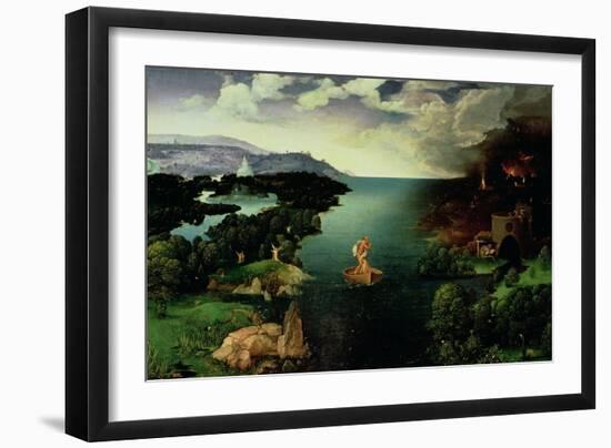 Charon Crossing the River Styx, 1515-24-Joachim Patenir-Framed Giclee Print