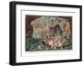 Charon's Boat or the Ghosts of All the Talents Taking their Last Voyage-null-Framed Giclee Print