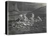 Charon, the Ferryman of the Styx, Carries Dante and Virgil to the Underworld-null-Stretched Canvas