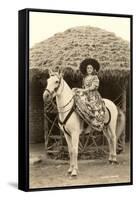 Charra on Horse, Mexico-null-Framed Stretched Canvas