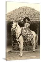 Charra on Horse, Mexico-null-Stretched Canvas