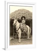Charra on Horse, Mexico-null-Framed Art Print