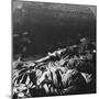 Charred Bodies of the Crew of a Zeppelin Shot Down over Billericay, Essex, World War I, 1916-null-Mounted Photographic Print