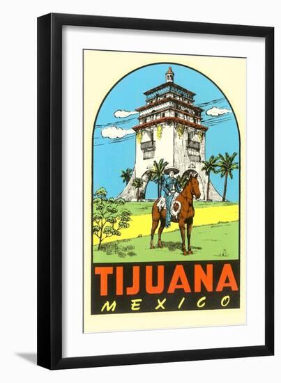 Charro, Agua Caliente, Tijuana, Mexico-null-Framed Art Print