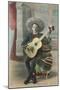 Charro Playing Guitar, Mexico-null-Mounted Art Print
