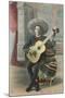 Charro Playing Guitar, Mexico-null-Mounted Art Print