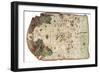 Chart by Juan De La Cosa (1500)-null-Framed Art Print