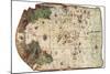 Chart by Juan De La Cosa (1500)-null-Mounted Art Print