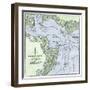 Chart of Charleston Harbor, Showing Fort Sumter and Fort Moultrie-null-Framed Giclee Print