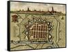 Chart of Military Armaments in Defense - 1700-Anna Beeck-Framed Stretched Canvas