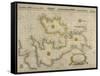 Chart of Sea Coast of England, Scotland, and Ireland, 1746-James Borlow-Framed Stretched Canvas