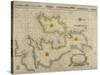 Chart of Sea Coast of England, Scotland, and Ireland, 1746-James Borlow-Stretched Canvas