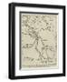 Chart of the American Franklin Search Expedition-null-Framed Giclee Print