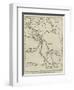 Chart of the American Franklin Search Expedition-null-Framed Giclee Print