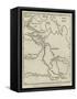 Chart of the American Franklin Search Expedition-null-Framed Stretched Canvas