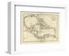 Chart of the West Indies, c.1795-Mathew Carey-Framed Art Print