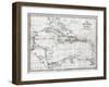 Chart of the West Indies, with the Adjacent Coast of South America, 1830-J&C Walker-Framed Giclee Print