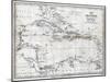 Chart of the West Indies, with the Adjacent Coast of South America, 1830-J&C Walker-Mounted Giclee Print