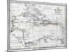 Chart of the West Indies, with the Adjacent Coast of South America, 1830-J&C Walker-Mounted Giclee Print