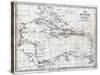 Chart of the West Indies, with the Adjacent Coast of South America, 1830-J&C Walker-Stretched Canvas