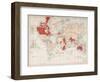 Chart of the World Showing the British Empire, 1901-null-Framed Giclee Print