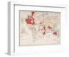 Chart of the World Showing the British Empire, 1901-null-Framed Giclee Print