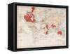 Chart of the World Showing the British Empire, 1901-null-Framed Stretched Canvas