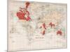 Chart of the World Showing the British Empire, 1901-null-Mounted Giclee Print