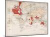 Chart of the World Showing the British Empire, 1901-null-Mounted Giclee Print