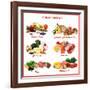 Chart Showing Food Sources of Various Nutrients-Robyn Mackenzie-Framed Art Print