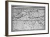 Chart Showing Path of Halley's Comet-null-Framed Giclee Print