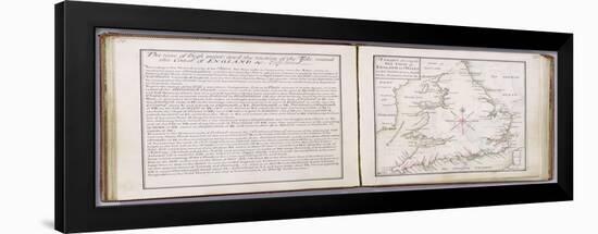 Chart Showing the Sea Coast of England and Wales-Thomas Badeslade-Framed Giclee Print