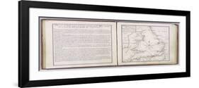 Chart Showing the Sea Coast of England and Wales-Thomas Badeslade-Framed Premium Giclee Print