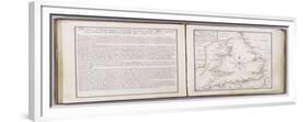 Chart Showing the Sea Coast of England and Wales-Thomas Badeslade-Framed Premium Giclee Print