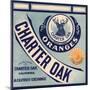 Charter Oak Brand - Charter Oak, California - Citrus Crate Label-Lantern Press-Mounted Art Print