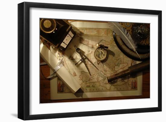 Charting The Course-jgroup-Framed Art Print